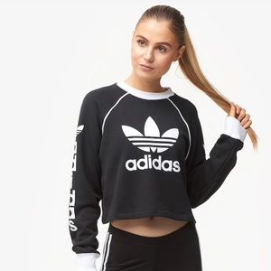 Adidas cropped hoodie